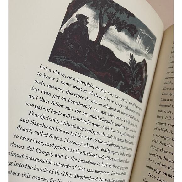 1941 Don Quixote de La Mancha by Cervantes - Random House - Illustrated - Picture 3 of 8